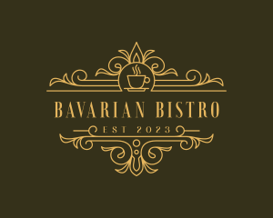 Luxury Cafe Bistro logo design