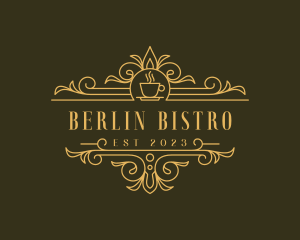 Luxury Cafe Bistro logo design