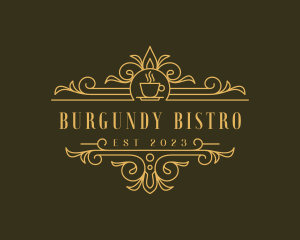 Luxury Cafe Bistro logo design