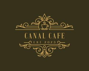 Luxury Cafe Bistro logo design