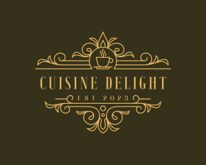 Luxury Cafe Bistro logo design