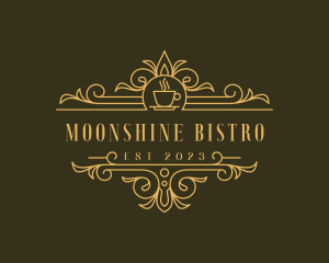 Luxury Cafe Bistro logo design