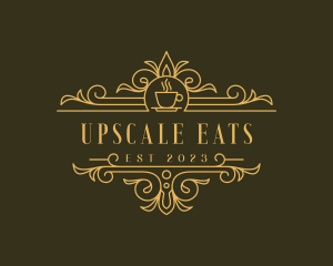 Luxury Cafe Bistro logo design