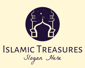 Starry Night Mosque logo design