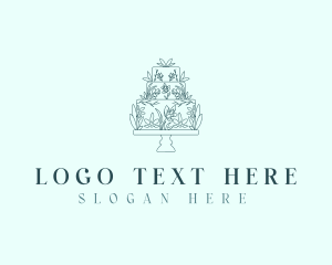 Leafy Floral Cake logo