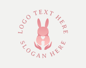 Easter Rabbit Animal logo