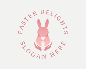 Easter Rabbit Animal logo design