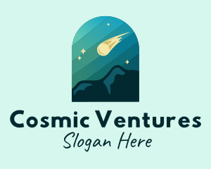 Comet Outer Space  logo design