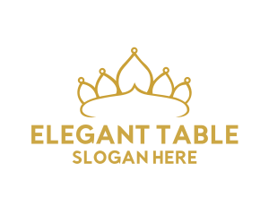 Elegant Tiara Crown logo