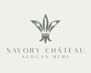 Kitchen Cutlery Restaurant logo design