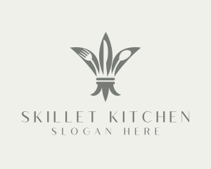 Kitchen Cutlery Restaurant logo design