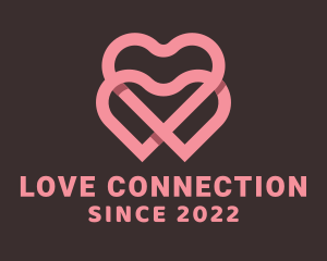  Couple Dating Heart logo