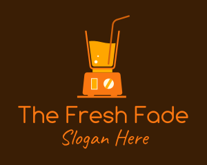 Orange Juice Blender logo design