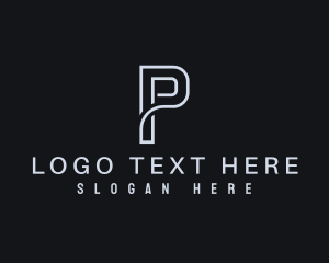 Generic Modern Business Letter P logo