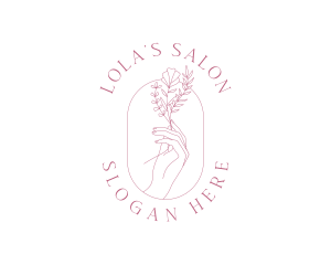 Floral Beauty Salon logo design