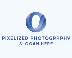 Business Wave Firm Letter O logo design