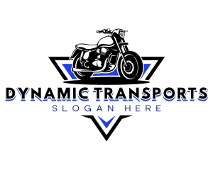 Motorbike Motorcycle Transport logo design