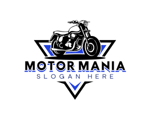 Motorbike Motorcycle Transport logo design