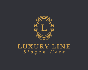 Luxurious Ornament Beauty Salon logo design