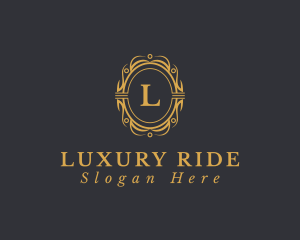 Luxurious Ornament Beauty Salon logo design