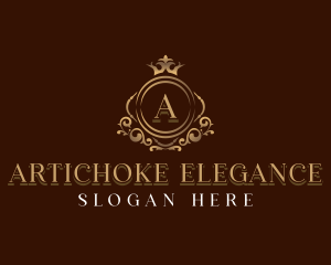 Elegant Crown Boutique logo design