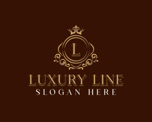 Elegant Crown Boutique logo design