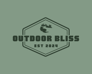 Outdoor Mountain Trail logo design