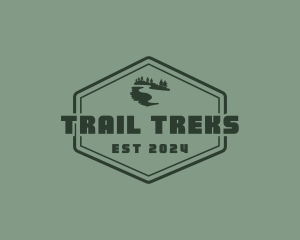 Outdoor Mountain Trail logo design