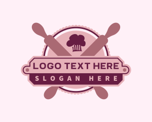 Toque Bakery Rolling Pin Logo