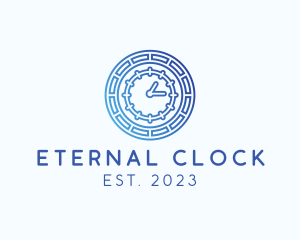 Cool Modern Clock logo