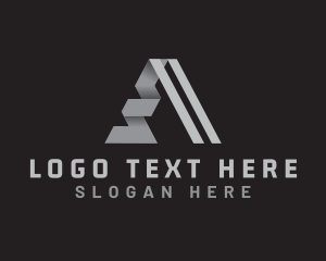 3d - Generic 3D Business Letter A logo design