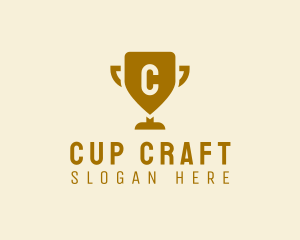 Tournament Winner Trophy Cup logo design