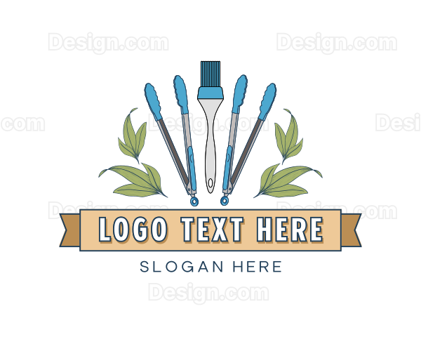 Kitchen Cooking Utensils Logo