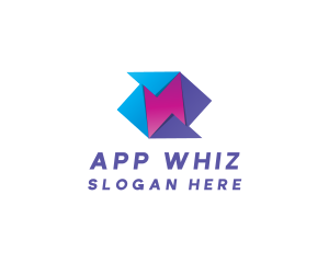 Origami Tech App logo design