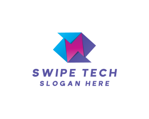 Origami Tech App logo design