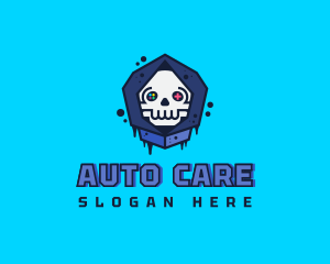 Gaming  Skull Gamer Avatar logo design