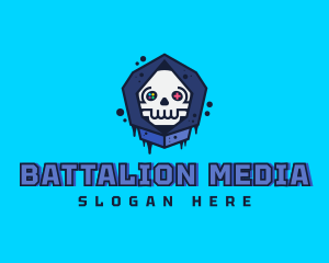 Gaming  Skull Gamer Avatar logo design