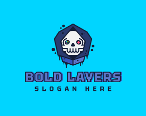 Gaming  Skull Gamer Avatar logo design