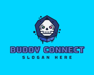 Gaming  Skull Gamer Avatar logo design