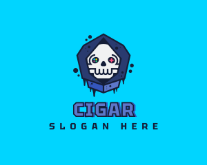 Gaming  Skull Gamer Avatar logo design