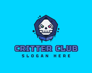 Gaming  Skull Gamer Avatar logo design