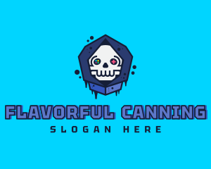 Gaming  Skull Gamer Avatar logo design