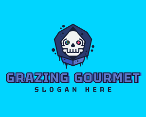 Gaming  Skull Gamer Avatar logo design