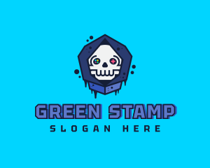 Gaming  Skull Gamer Avatar logo design