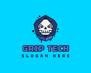 Gaming  Skull Gamer Avatar logo design