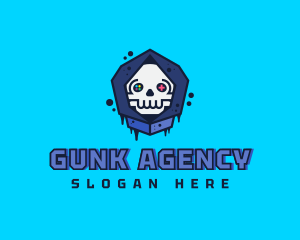 Gaming  Skull Gamer Avatar logo design