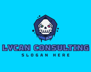 Gaming  Skull Gamer Avatar logo design