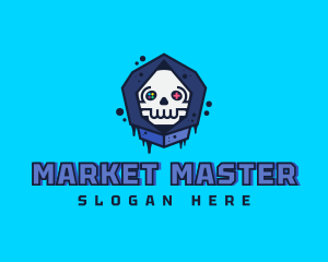 Gaming  Skull Gamer Avatar logo design