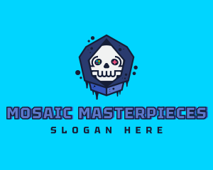 Gaming  Skull Gamer Avatar logo design