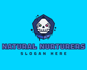 Gaming  Skull Gamer Avatar logo design